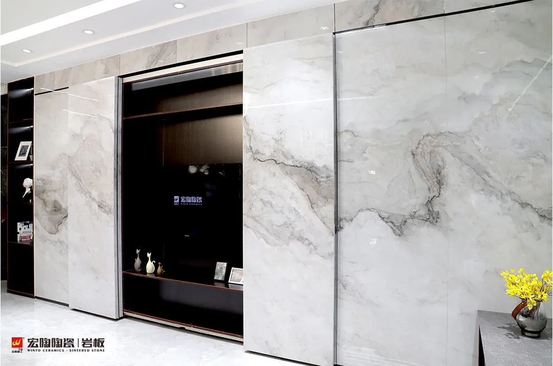 尊龙凯时人生就是搏岩板展厅效果图