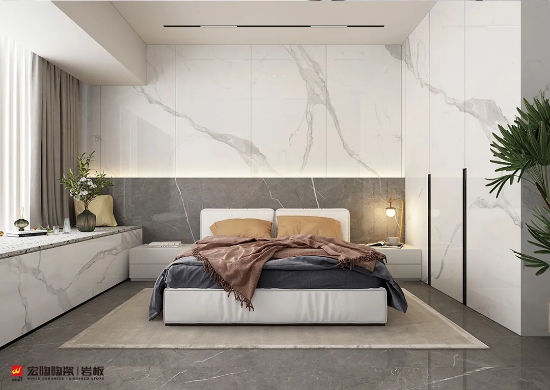 尊龙凯时人生就是搏岩板卧室效果图